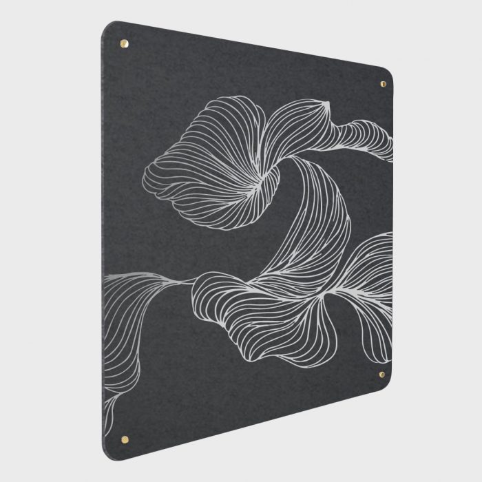 Pannello fonoassorbente da parete con fori - Finitura beige, grigio o antracite - immagine 8