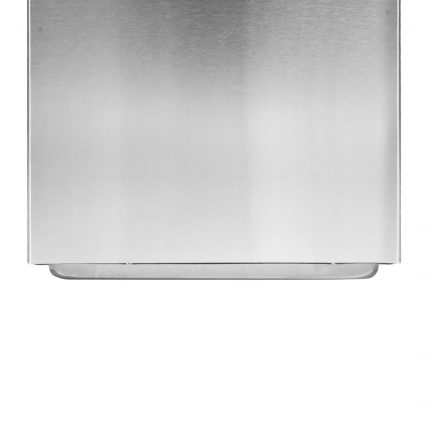 Cestino rettangolare con posacenere piccolo laterale 30x24x60H cm