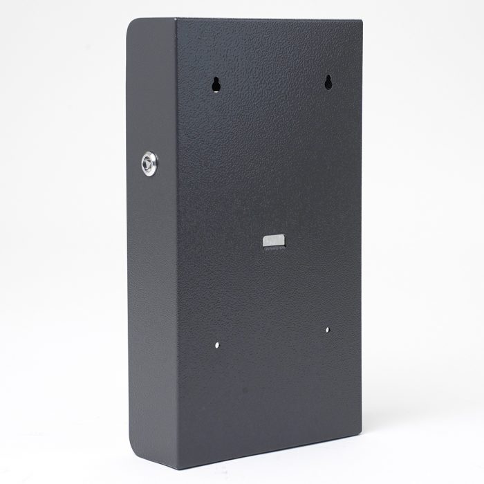 Posacenere da parete flat - Finitura grigio antracite 20x36x7 cm - immagine 4