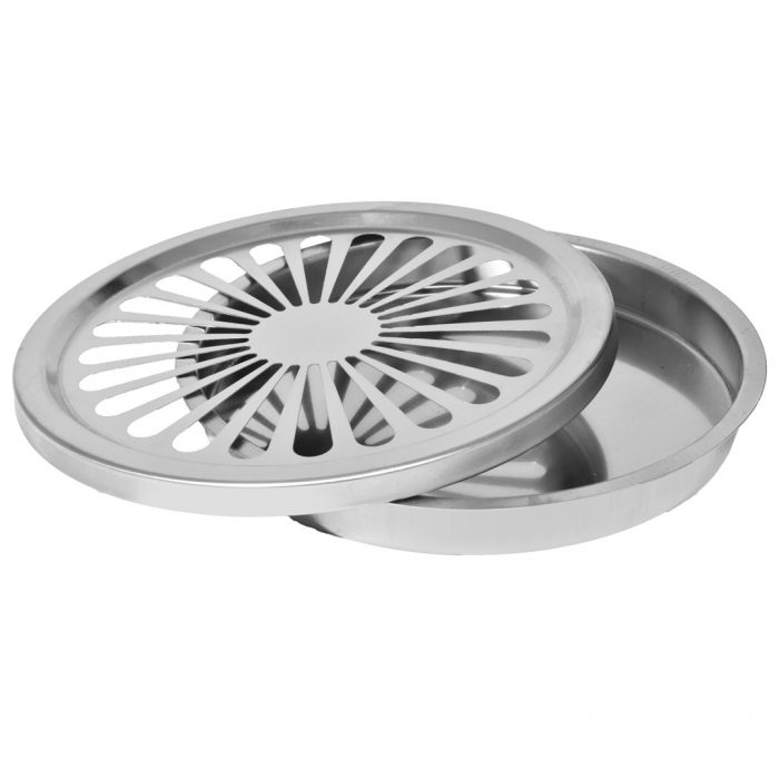 Posacenere con raggi rotondo e cestino interno 25x61H cm - immagine 4