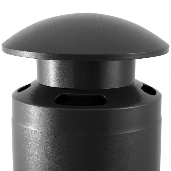 Posacenere a colonna circolare con cestino 32x105H cm - immagine 5
