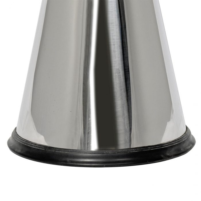 Posacenere a colonna acciaio con base pesante conica 23x110H cm - immagine 2