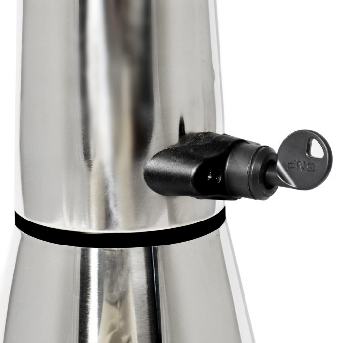 Posacenere a colonna acciaio con base pesante conica 23x110H cm - immagine 7