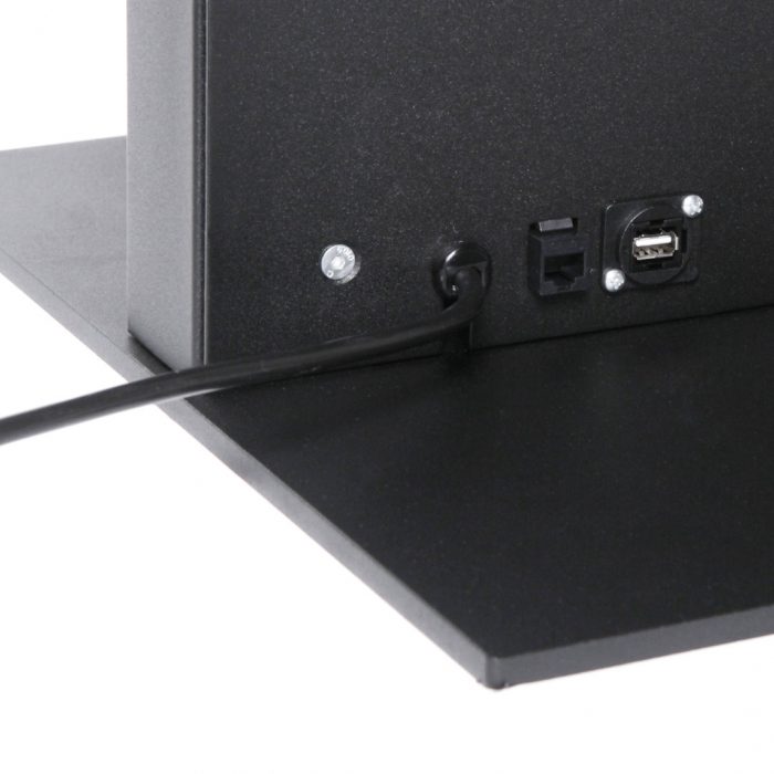 Totem autoportante monofacciale TREND da interni completo di monitor Samsung 43" - immagine 3