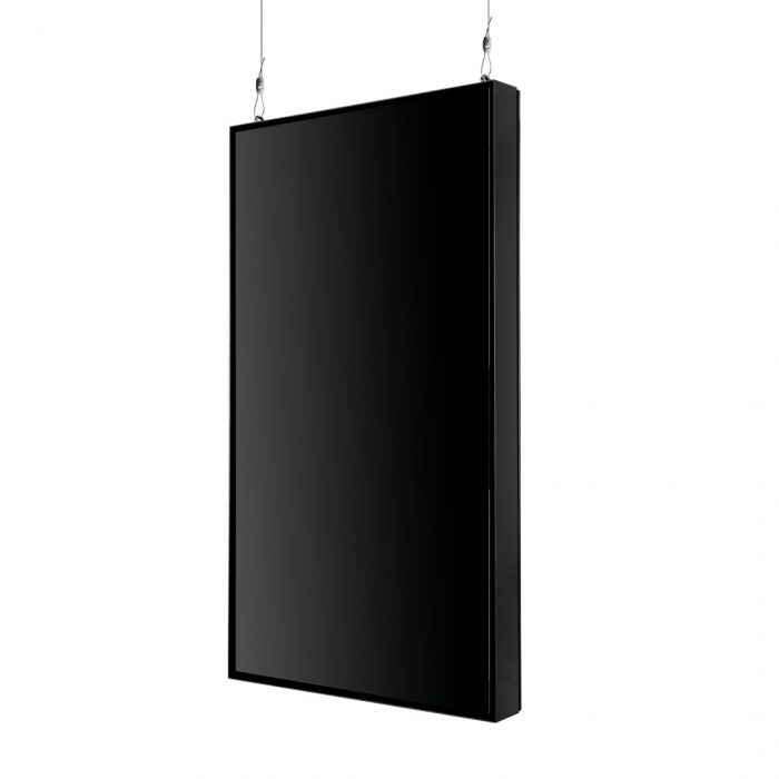 Pannello digitale monofacciale sospeso o da parete TREND completo di monitor  Samsung 43" - immagine 3