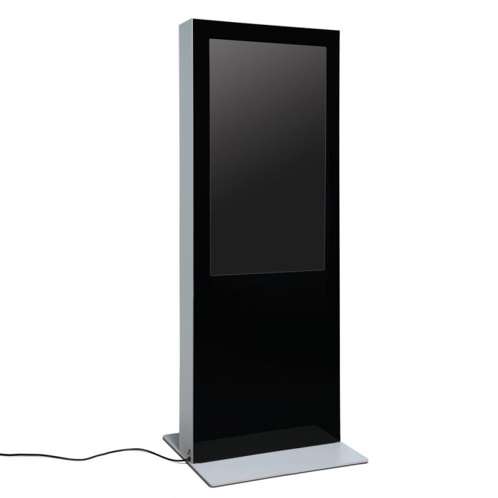 Totem autoportante bifacciale da interni porta monitor da 55" - Monitor Samsung incluso - immagine 3