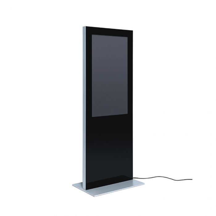 Totem autoportante monofacciale SLIM da interni porta monitor da 55" - Monitor Samsung incluso - immagine 2