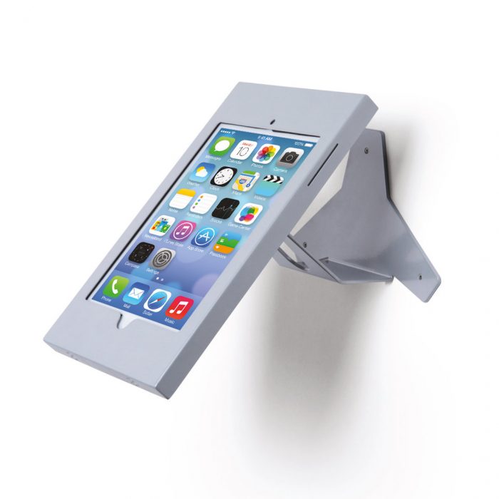 Supporto per IPAD 10" da parete inclinato silver - immagine 2