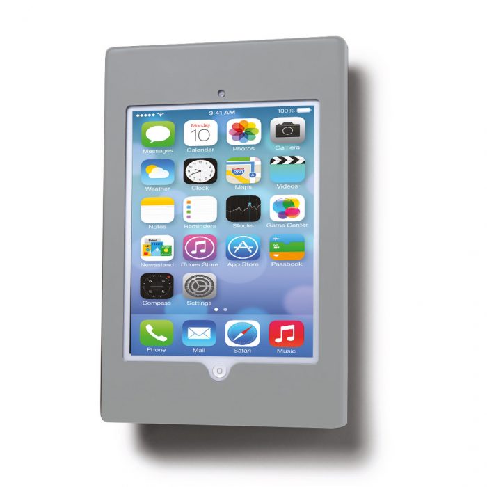 Supporto per IPAD 10" da parete verticale silver - immagine 2