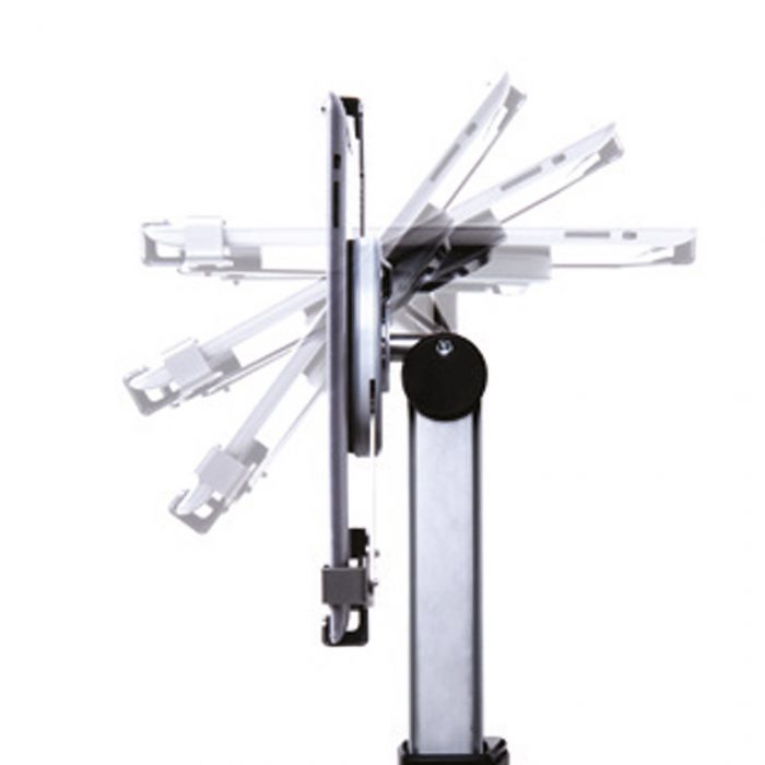 Supporto Tablet TIGRIP da 10" autoportante e telescopico silver - immagine 7