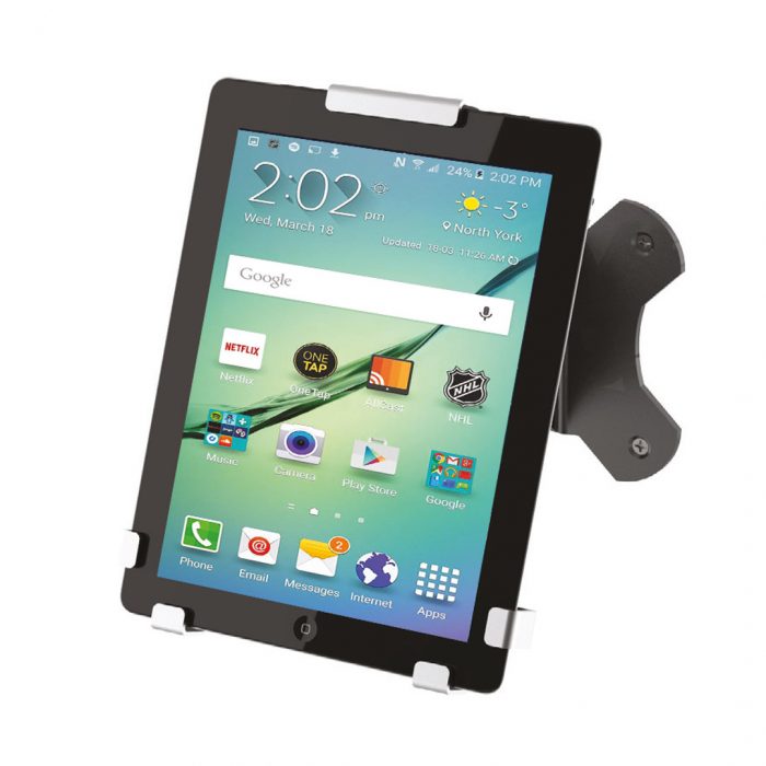Supporto Tablet TIGRIP da 10" da parete NERO - immagine 3