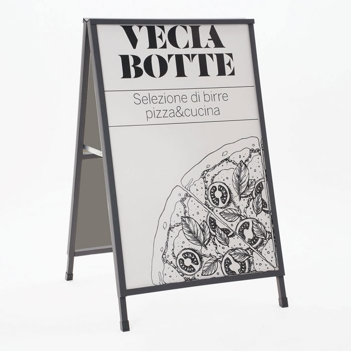 Cavalletto bifacciale per pannello - immagine 7