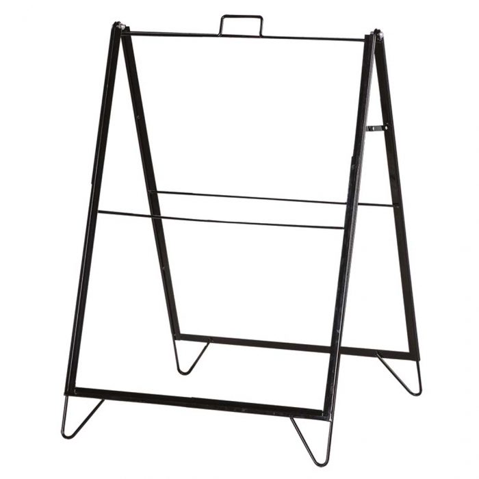 Cavalletto bifacciale con maniglia per pannello 60x90cm - immagine 5