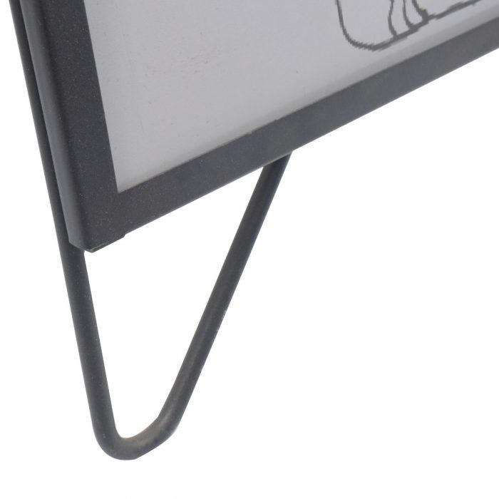 Cavalletto bifacciale con maniglia per pannello 60x90cm - immagine 4