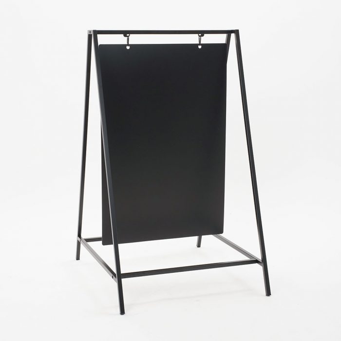Cavalletto bifacciale con lavagna per gessi dimensioni 50x70cm - immagine 3