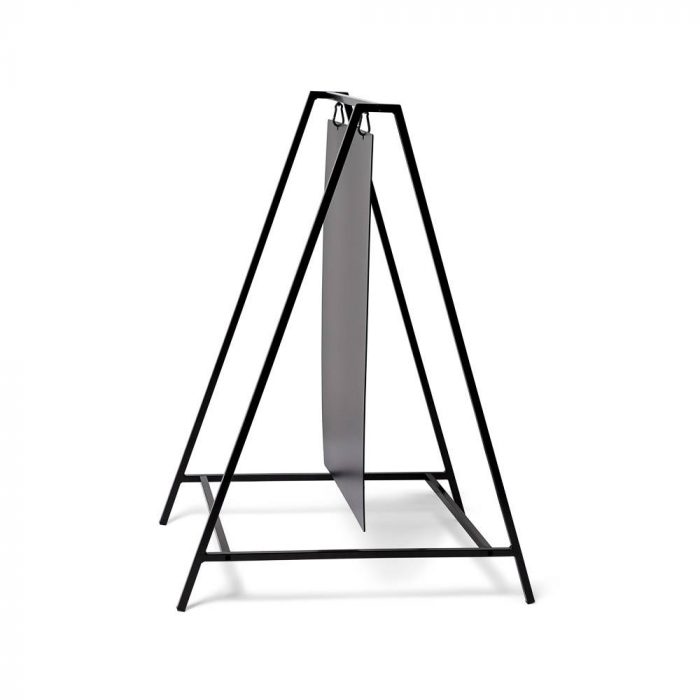 Cavalletto bifacciale con lavagna per gessi dimensioni 50x70cm - immagine 2