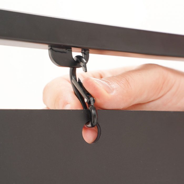 Cavalletto bifacciale con lavagna per gessi dimensioni 50x70cm - immagine 4