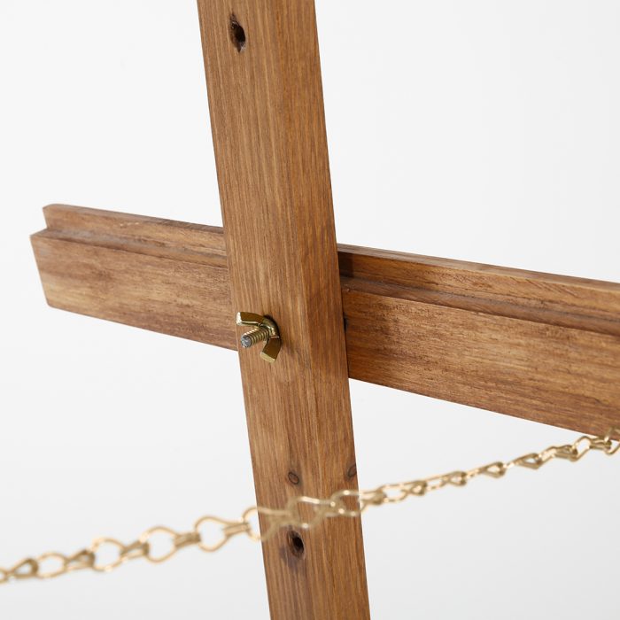 Cavalletto pieghevole in legno di faggio regolabile in 3 posizioni - immagine 4