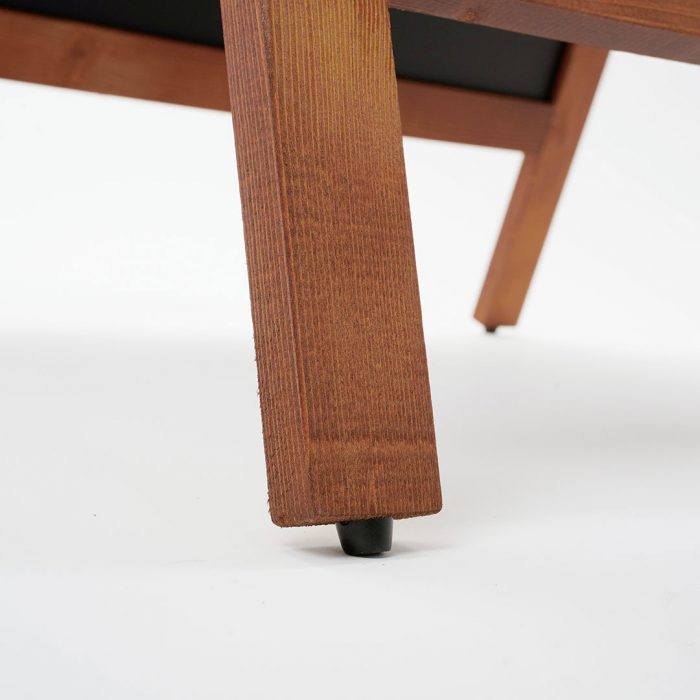 Lavagne a cavalletto con cornice in legno di faggio EASY finitura dark wood - immagine 3