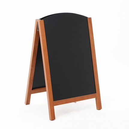 Cavalletto bifacciale per esterni Fast Switch FLAT finitura teak