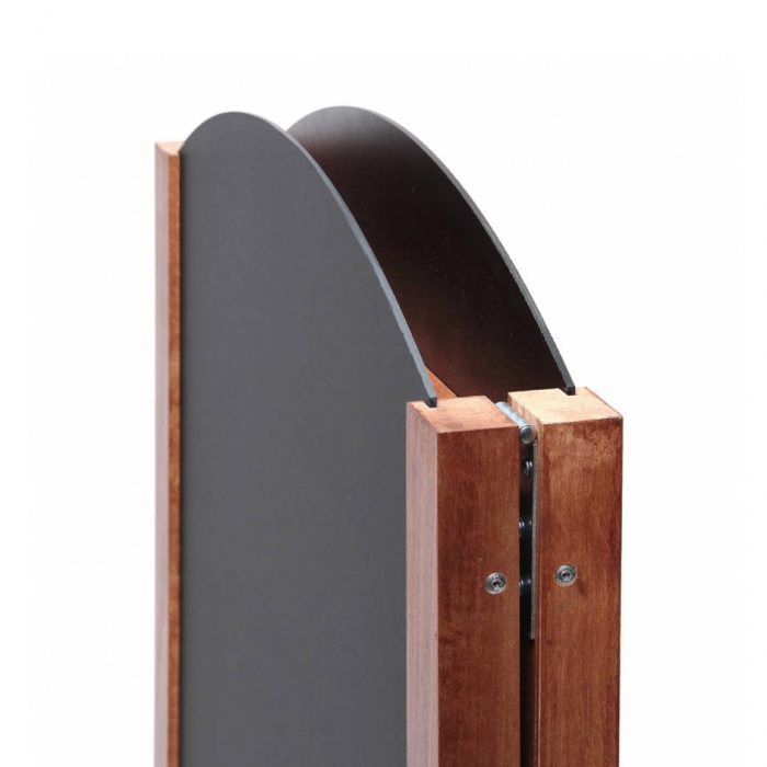 Cavalletto bifacciale per esterni Fast Switch FLAT finitura teak - immagine 2