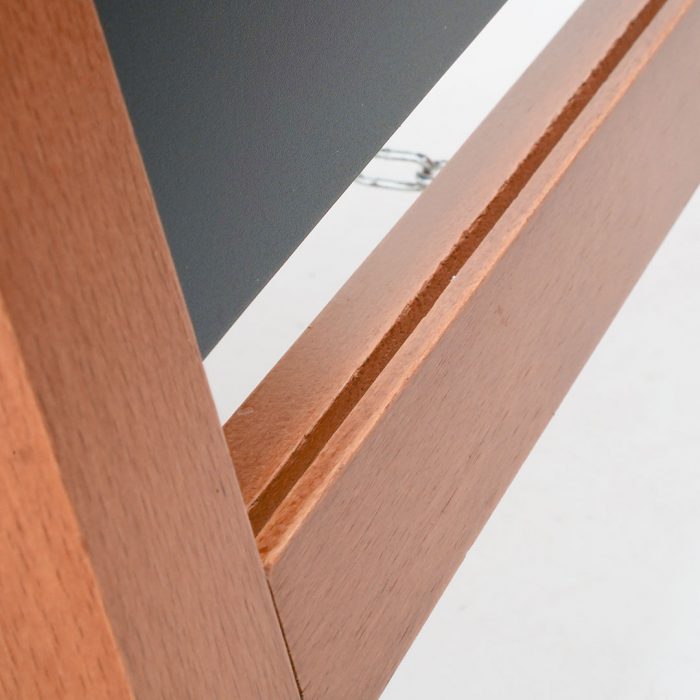 Cavalletto bifacciale per esterni Fast Switch FLAT finitura teak - immagine 3