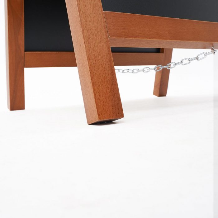 Cavalletto bifacciale per esterni Fast Switch FLAT finitura teak - immagine 5