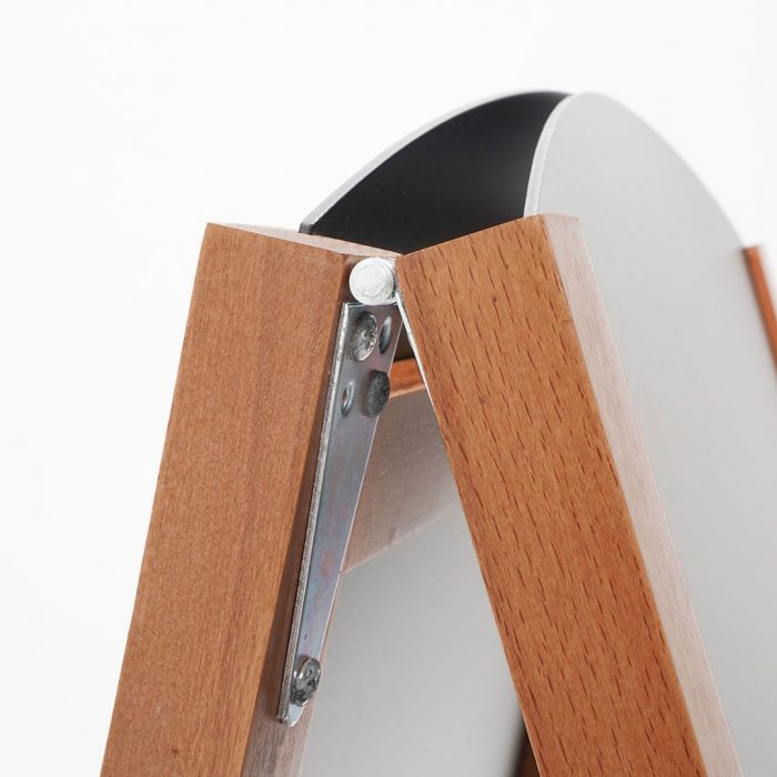 Cavalletto bifacciale per esterni Fast Switch FLAT finitura teak - immagine 6
