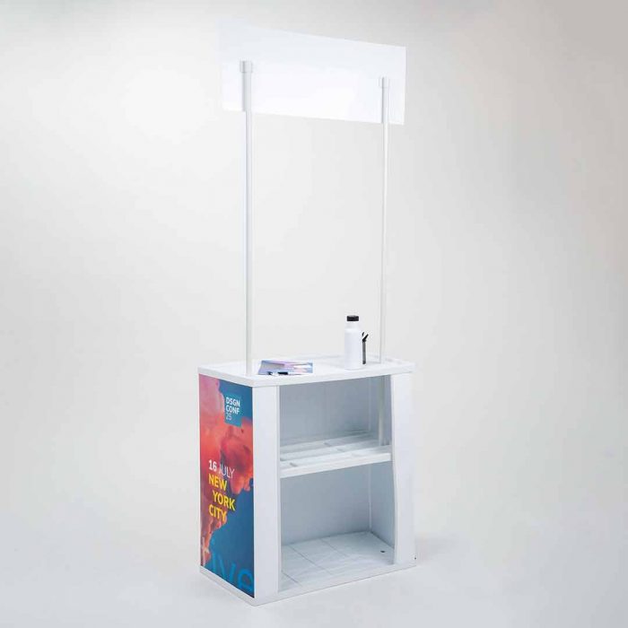 Banco promozionale in PVC con crowner completo di sacca trasporto - immagine 2