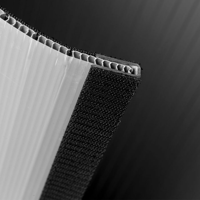 Banchetto promozionale con velcro e top color nero - immagine 6