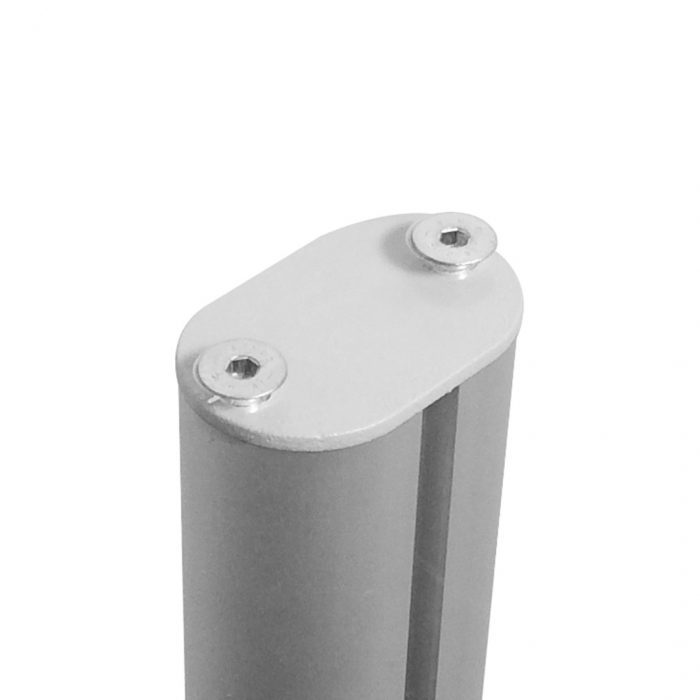 Tavolino in plexi a doppio montante dim. cm 52x80 - immagine 2