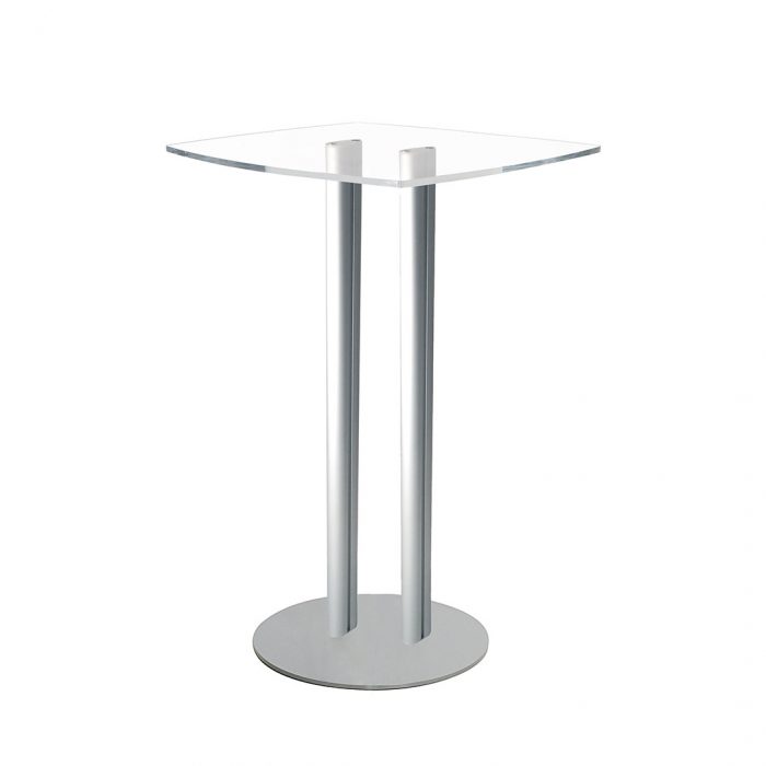 Tavolino in plexi a doppio montante dim. cm 52x80 - immagine 1