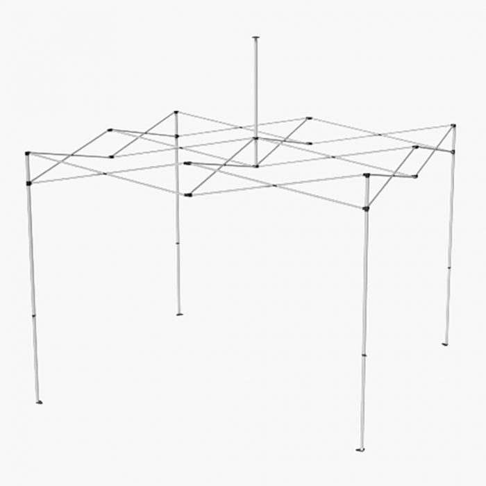 Parete intera bianca per gazebo 3x3mt - immagine 6