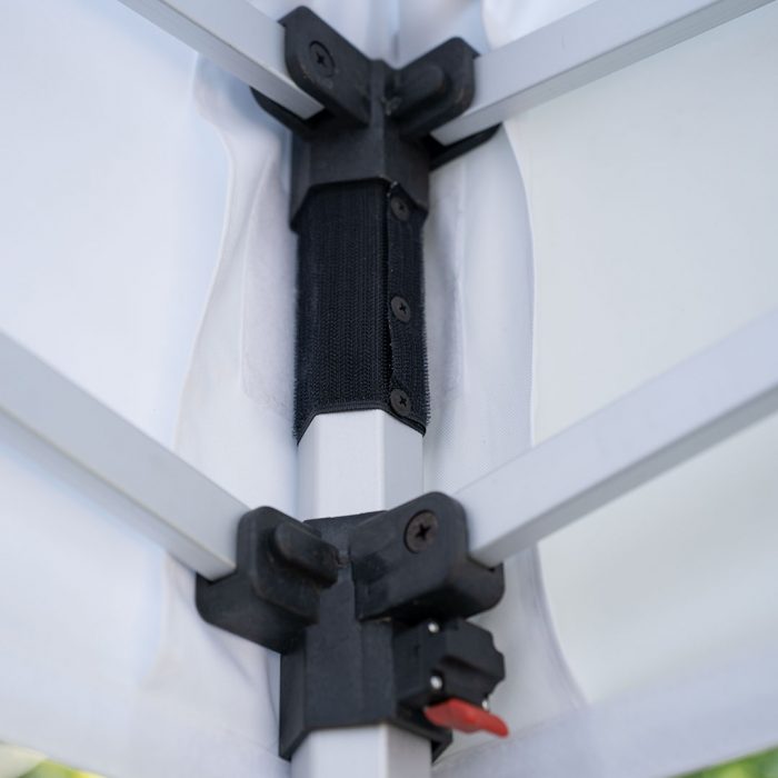 Copertura bianca per gazebo 3x3mt in acciaio - immagine 5