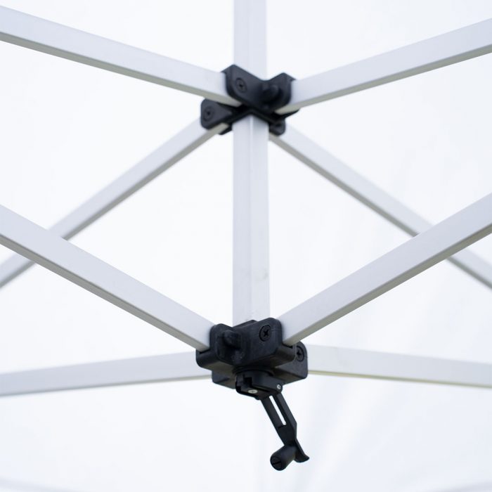 Copertura bianca per gazebo 3x3mt in acciaio - immagine 10